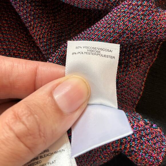 Rachel‎ Roy Sweater Size Medium Bright Multi Leopard Combo Print Rikki Pullover - Picture 3 of 8